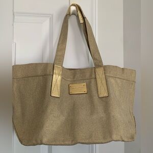 Michael Kors Gold Tote Bag